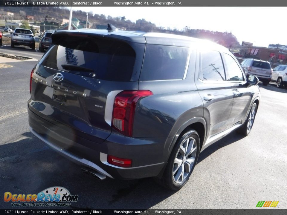 2021 Hyundai Palisade Limited AWD Rainforest / Black Photo #11