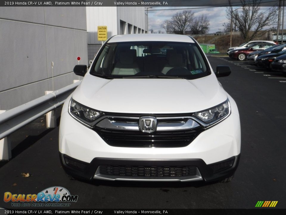 2019 Honda CR-V LX AWD Platinum White Pearl / Gray Photo #3