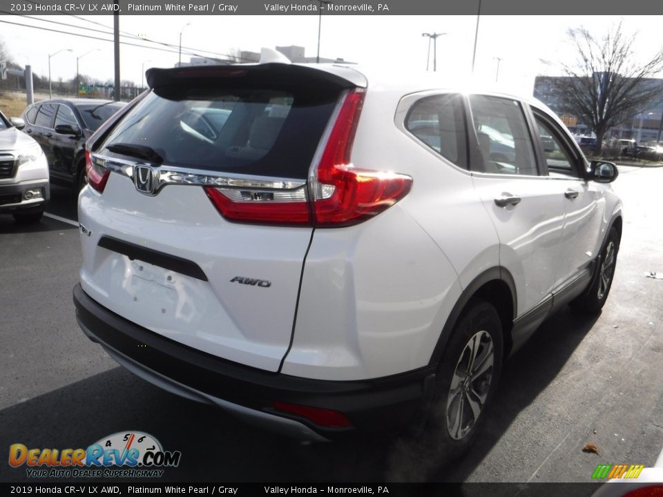 2019 Honda CR-V LX AWD Platinum White Pearl / Gray Photo #5