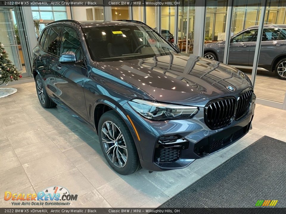 2022 BMW X5 xDrive40i Arctic Gray Metallic / Black Photo #1