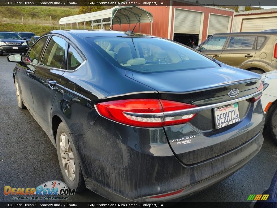 2018 Ford Fusion S Shadow Black / Ebony Photo #6