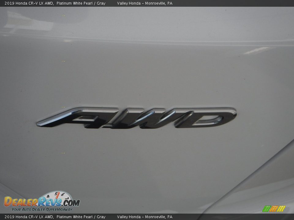 2019 Honda CR-V LX AWD Platinum White Pearl / Gray Photo #7