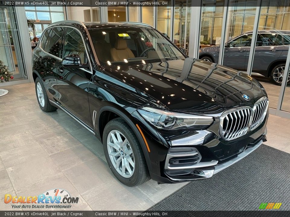 2022 BMW X5 xDrive40i Jet Black / Cognac Photo #1