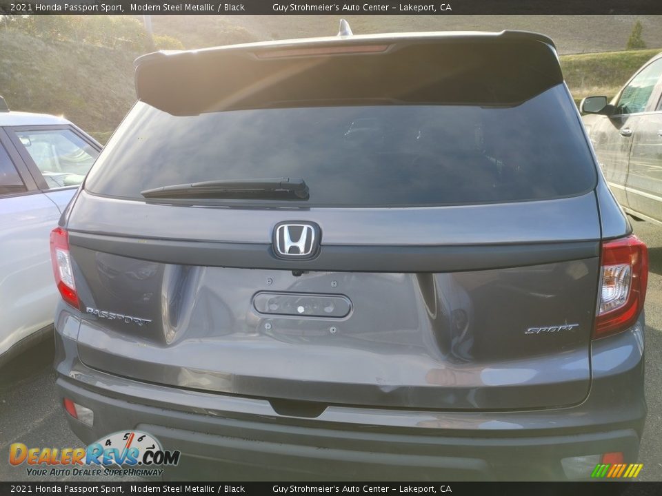 2021 Honda Passport Sport Modern Steel Metallic / Black Photo #5
