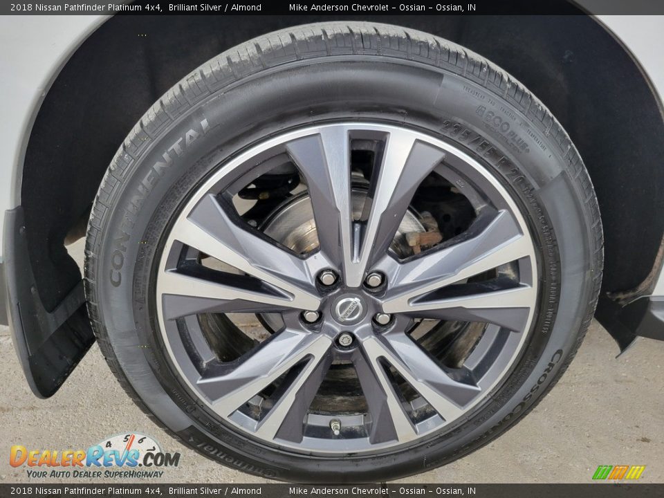 2018 Nissan Pathfinder Platinum 4x4 Brilliant Silver / Almond Photo #13