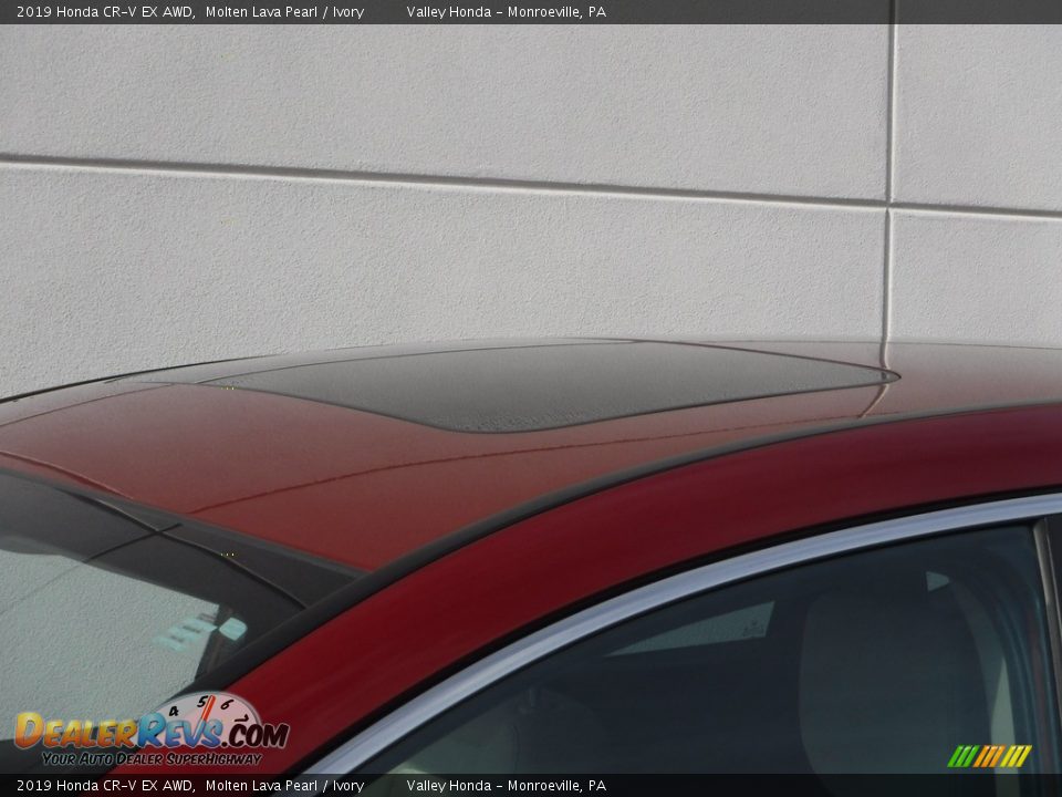 2019 Honda CR-V EX AWD Molten Lava Pearl / Ivory Photo #3