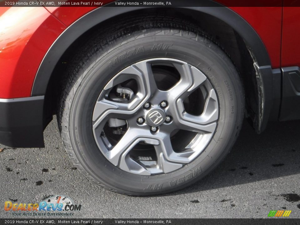 2019 Honda CR-V EX AWD Molten Lava Pearl / Ivory Photo #4