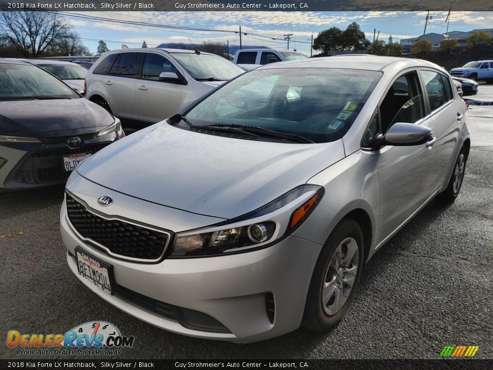 Silky Silver 2018 Kia Forte LX Hatchback Photo #3