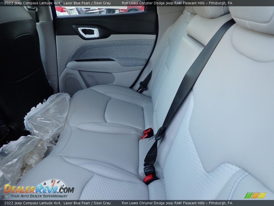 2022 Jeep Compass Latitude 4x4 Laser Blue Pearl / Steel Gray Photo #12