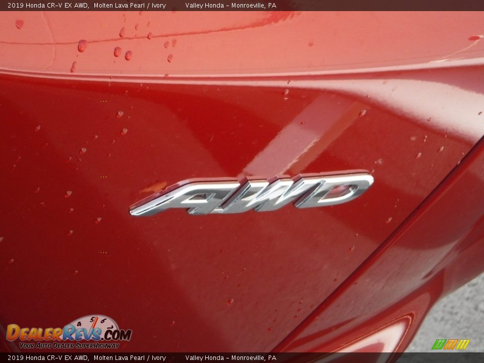 2019 Honda CR-V EX AWD Molten Lava Pearl / Ivory Photo #10