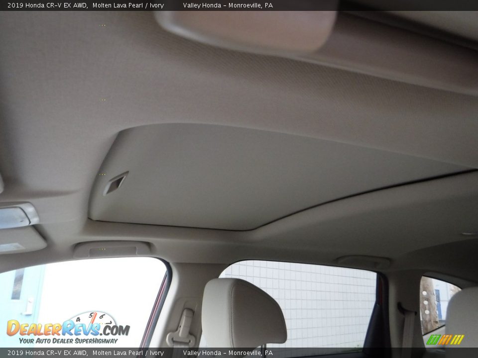 2019 Honda CR-V EX AWD Molten Lava Pearl / Ivory Photo #11