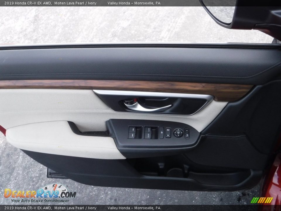 2019 Honda CR-V EX AWD Molten Lava Pearl / Ivory Photo #12