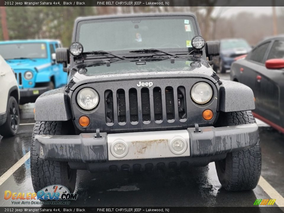 2012 Jeep Wrangler Sahara 4x4 Black / Black Photo #2