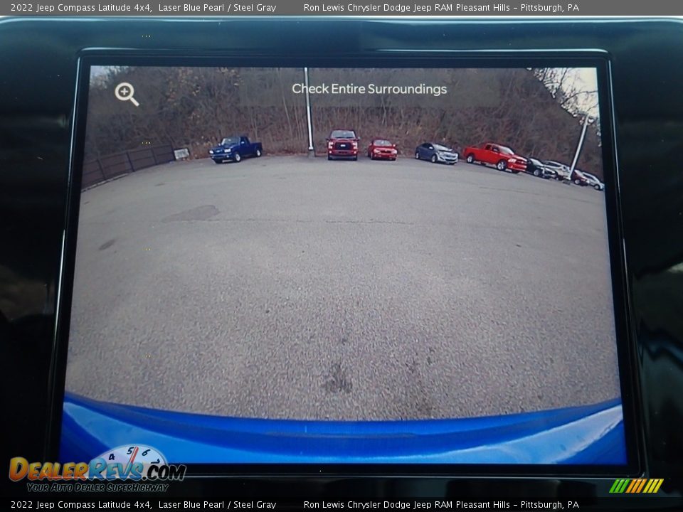 2022 Jeep Compass Latitude 4x4 Laser Blue Pearl / Steel Gray Photo #19