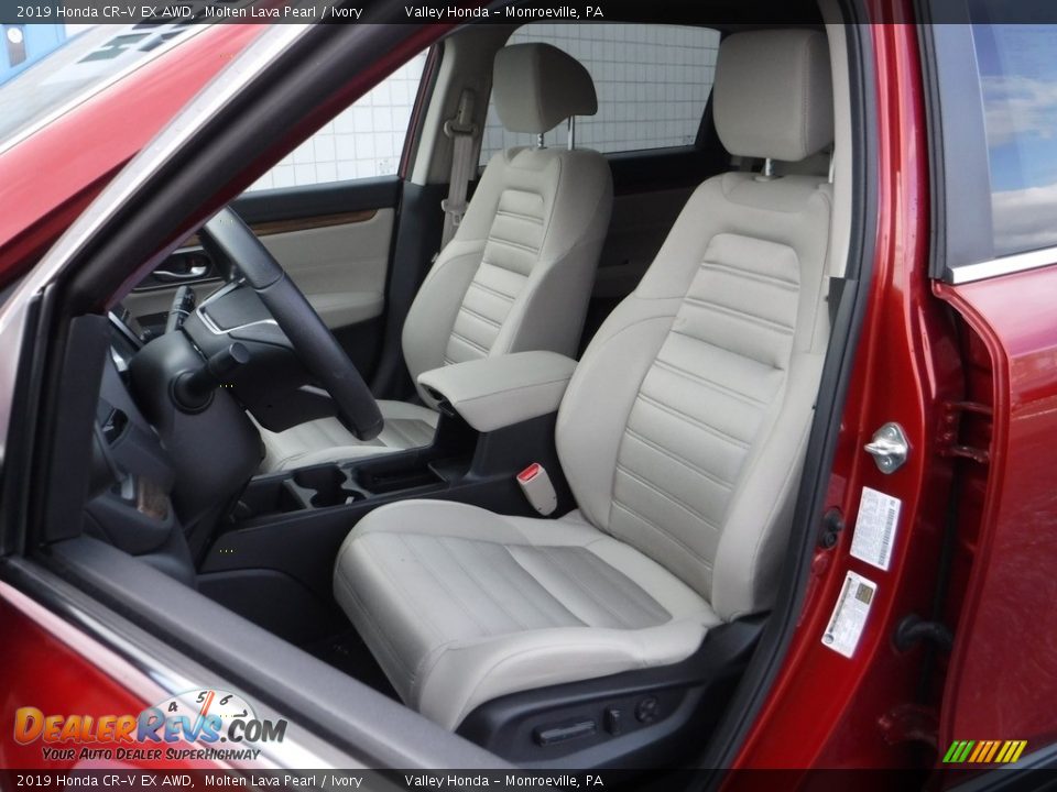 2019 Honda CR-V EX AWD Molten Lava Pearl / Ivory Photo #16