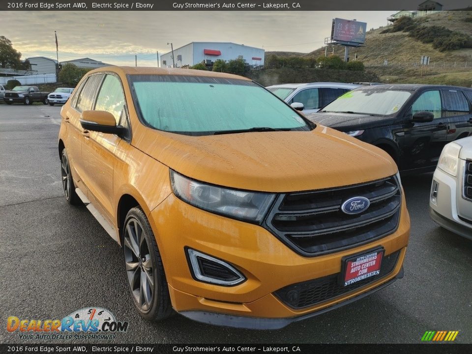 2016 Ford Edge Sport AWD Electric Spice / Ebony Photo #1