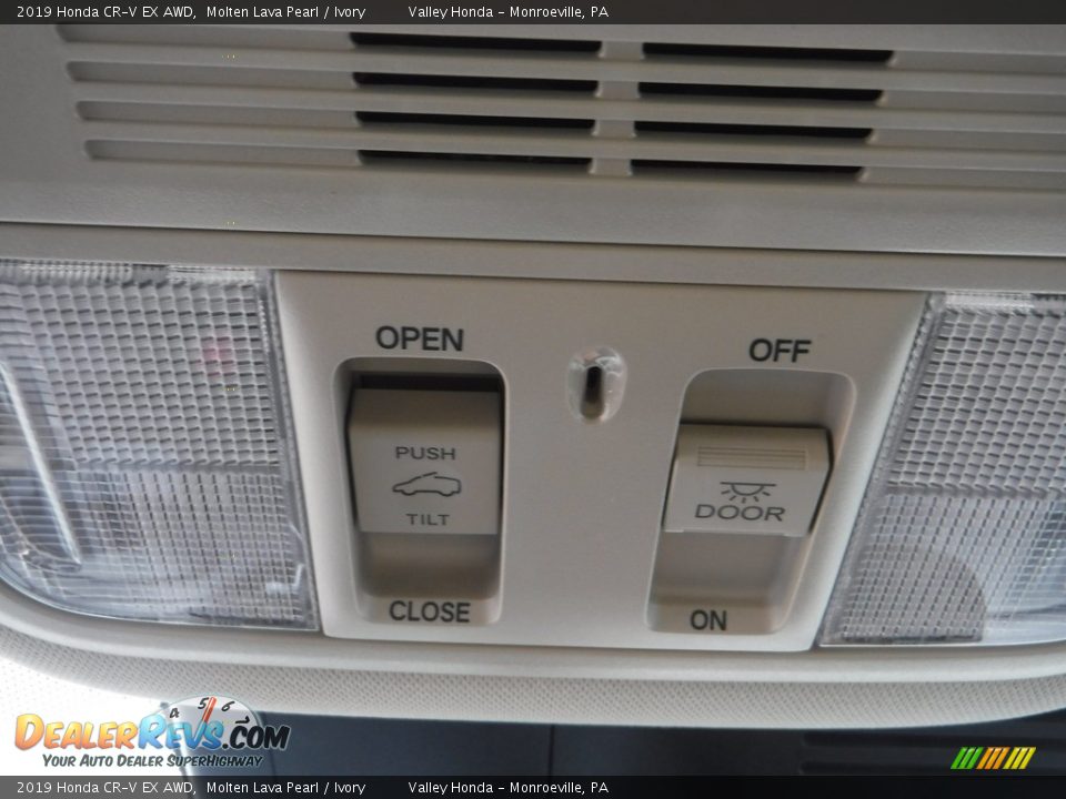 2019 Honda CR-V EX AWD Molten Lava Pearl / Ivory Photo #22
