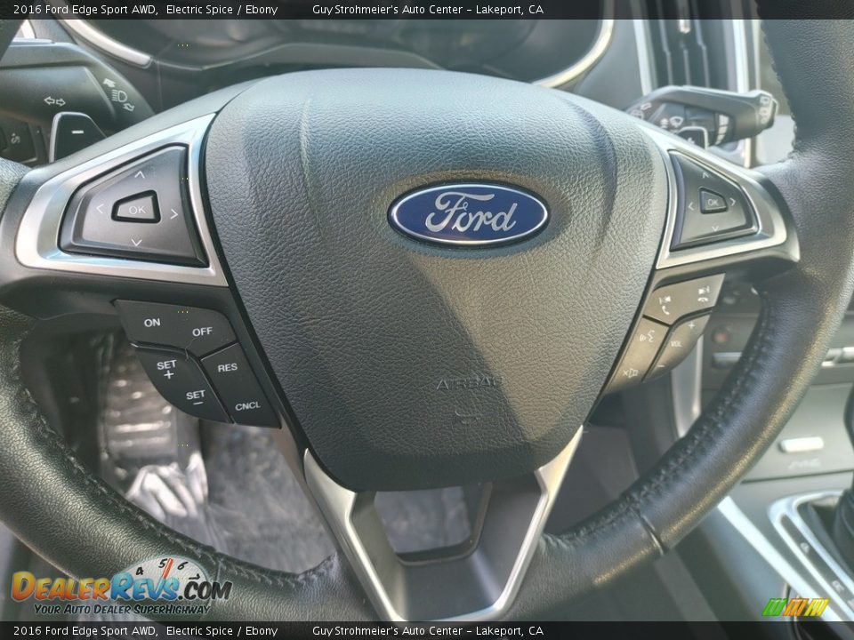 2016 Ford Edge Sport AWD Electric Spice / Ebony Photo #4