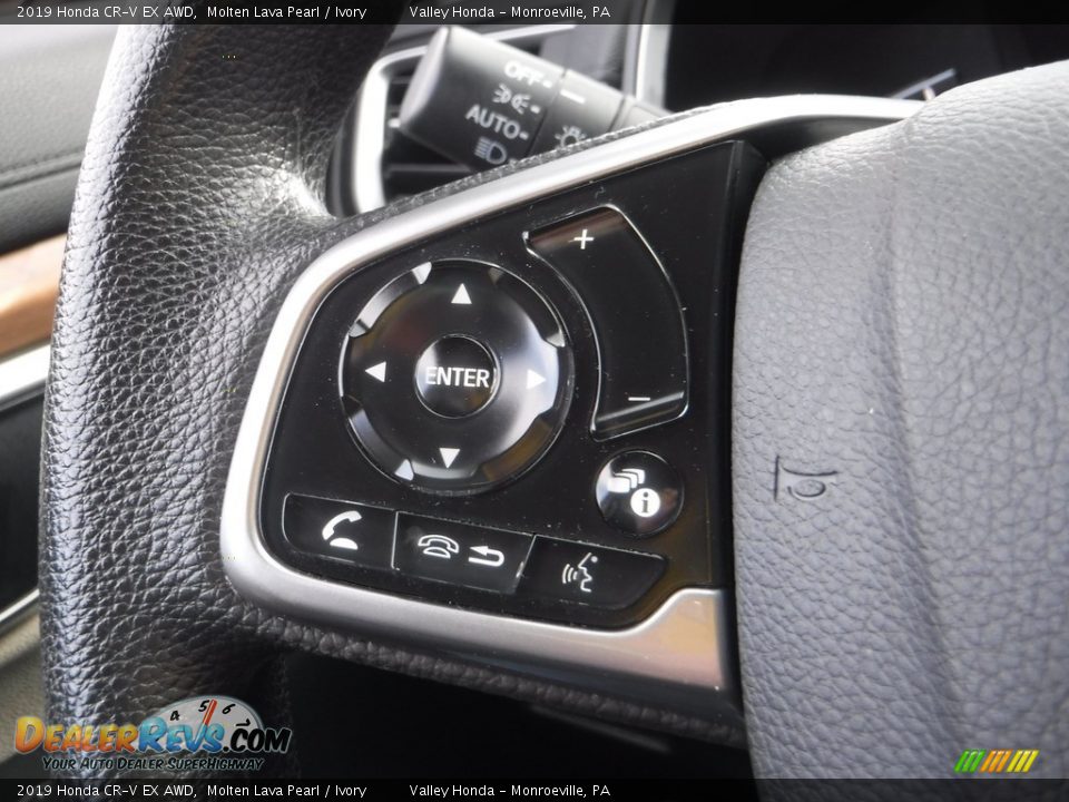 2019 Honda CR-V EX AWD Molten Lava Pearl / Ivory Photo #23