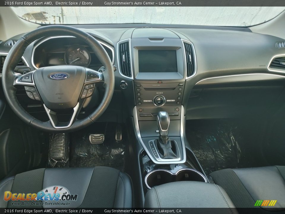 2016 Ford Edge Sport AWD Electric Spice / Ebony Photo #5