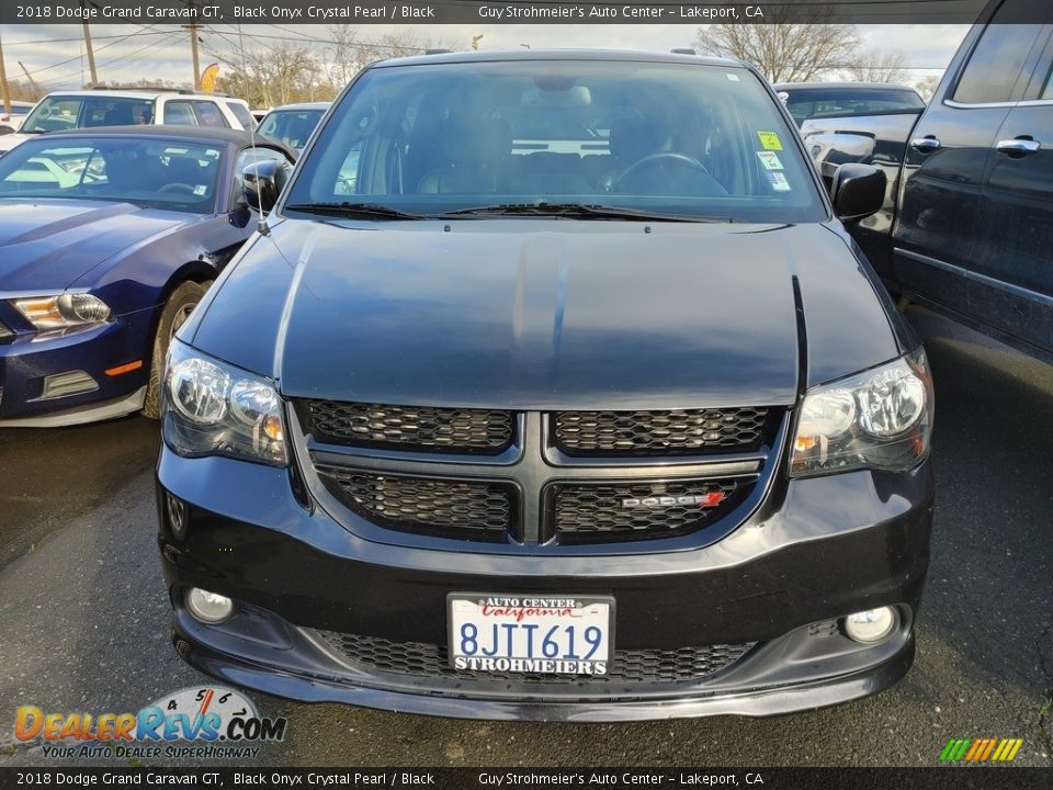 2018 Dodge Grand Caravan GT Black Onyx Crystal Pearl / Black Photo #2