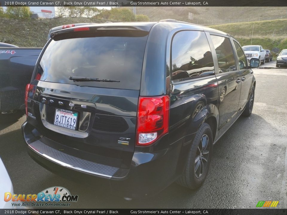 2018 Dodge Grand Caravan GT Black Onyx Crystal Pearl / Black Photo #4