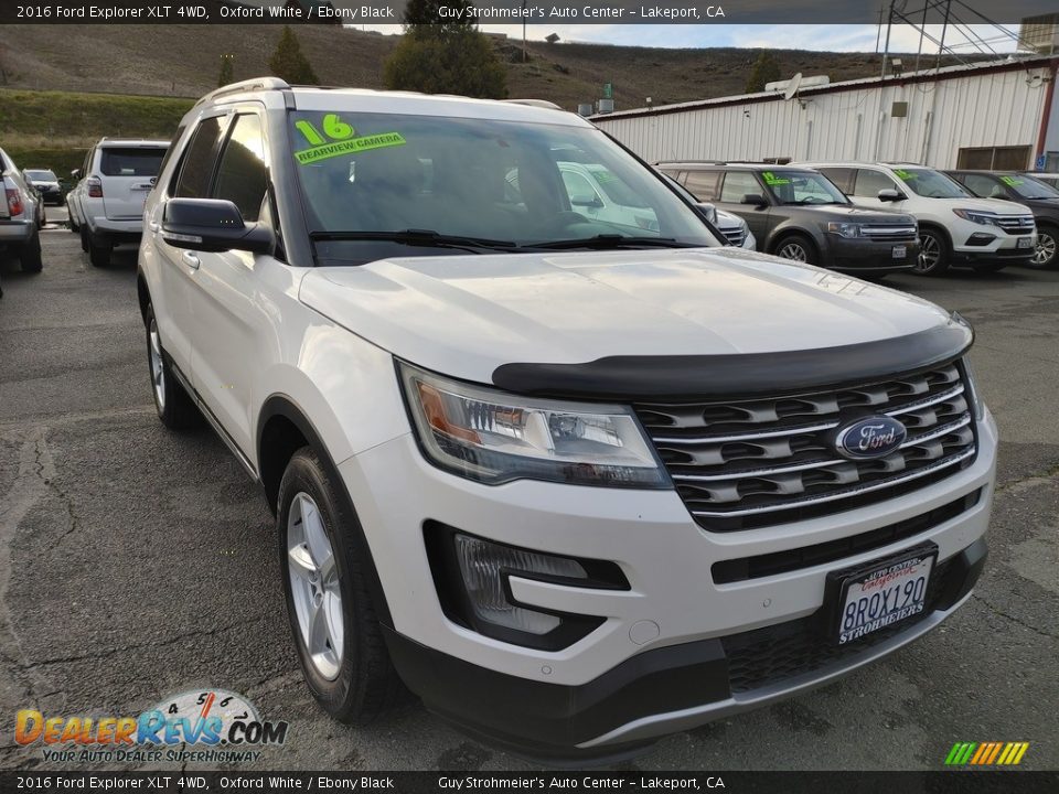 2016 Ford Explorer XLT 4WD Oxford White / Ebony Black Photo #1