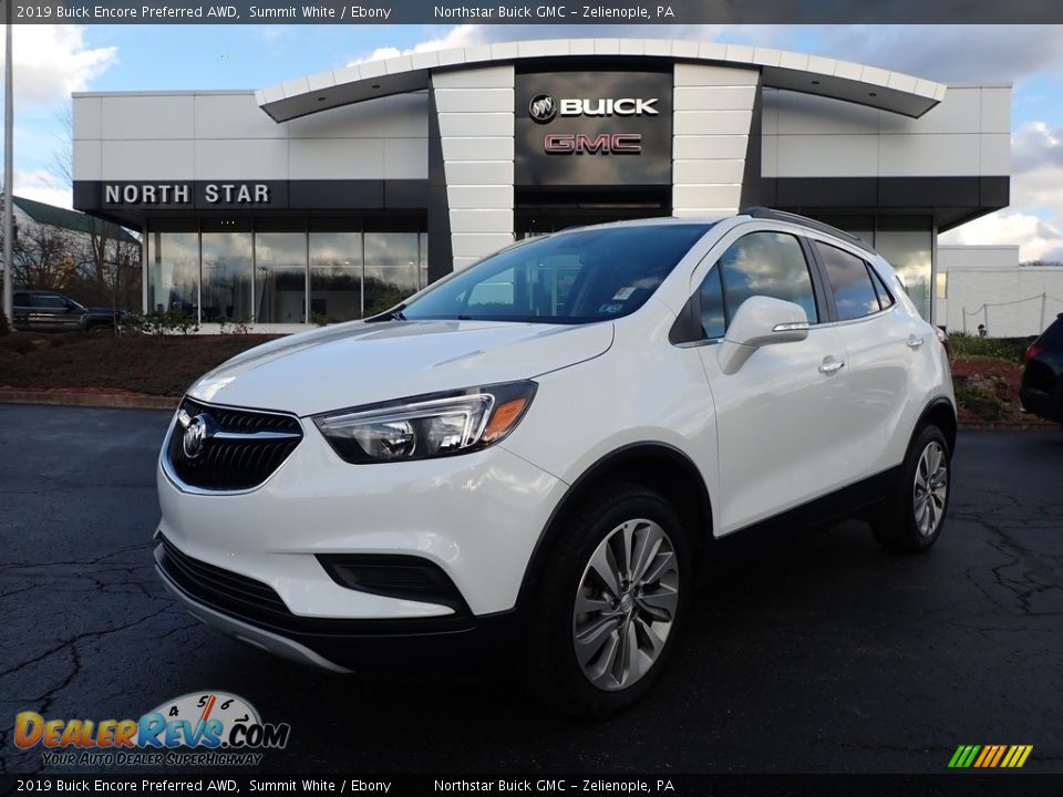 2019 Buick Encore Preferred AWD Summit White / Ebony Photo #1