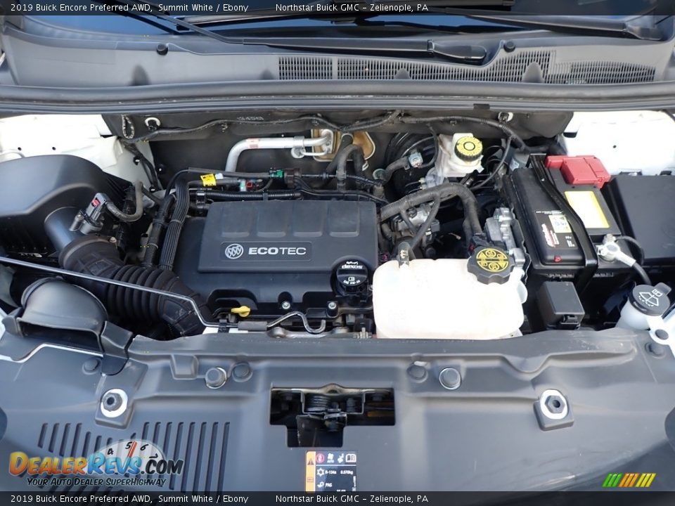 2019 Buick Encore Preferred AWD Summit White / Ebony Photo #2