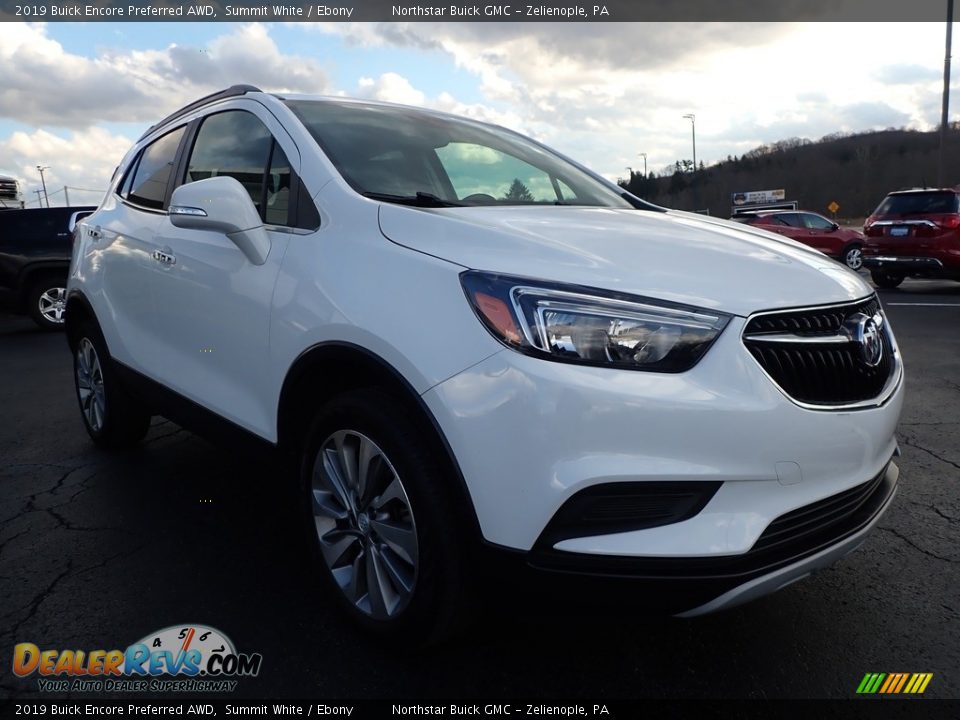 2019 Buick Encore Preferred AWD Summit White / Ebony Photo #4