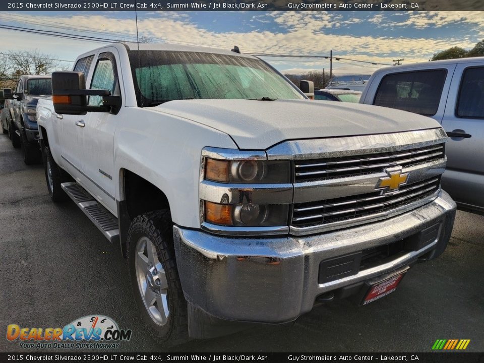 2015 Chevrolet Silverado 2500HD LT Crew Cab 4x4 Summit White / Jet Black/Dark Ash Photo #1