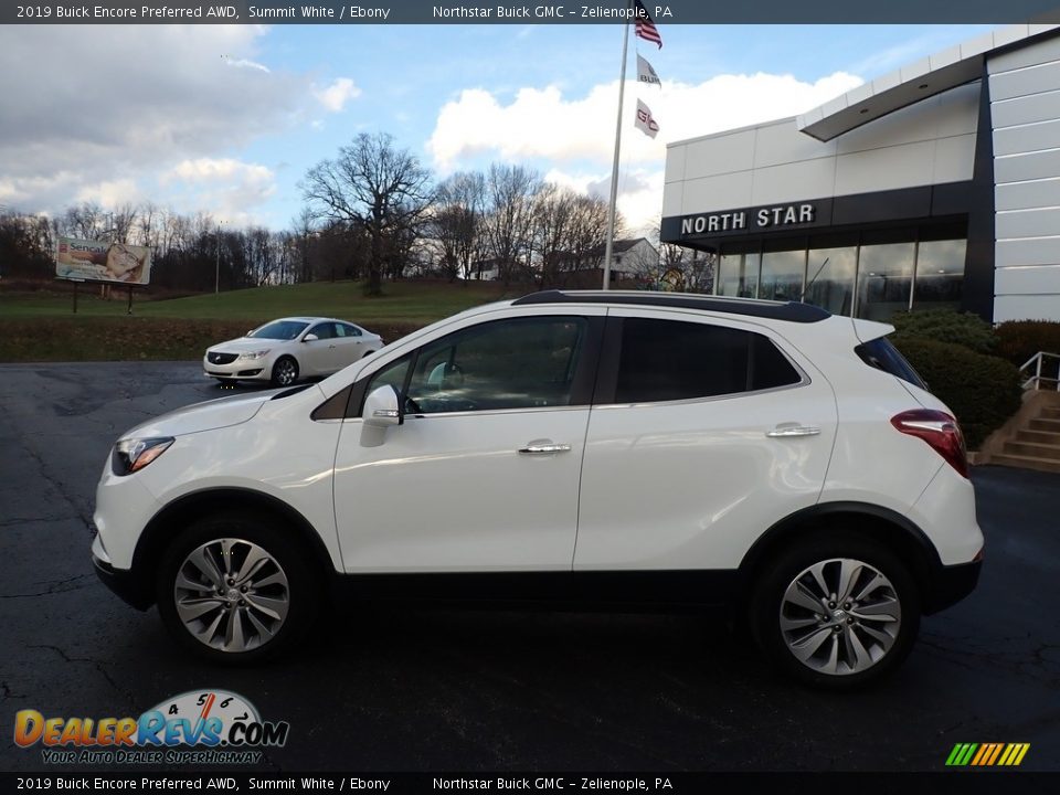 2019 Buick Encore Preferred AWD Summit White / Ebony Photo #13