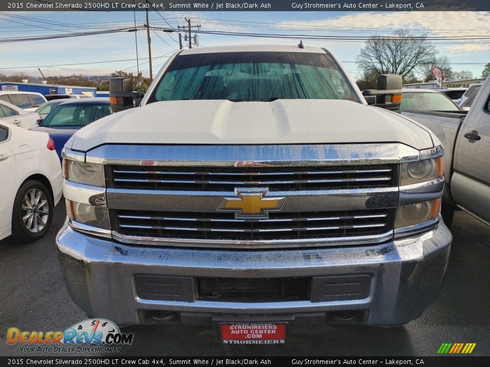 2015 Chevrolet Silverado 2500HD LT Crew Cab 4x4 Summit White / Jet Black/Dark Ash Photo #2