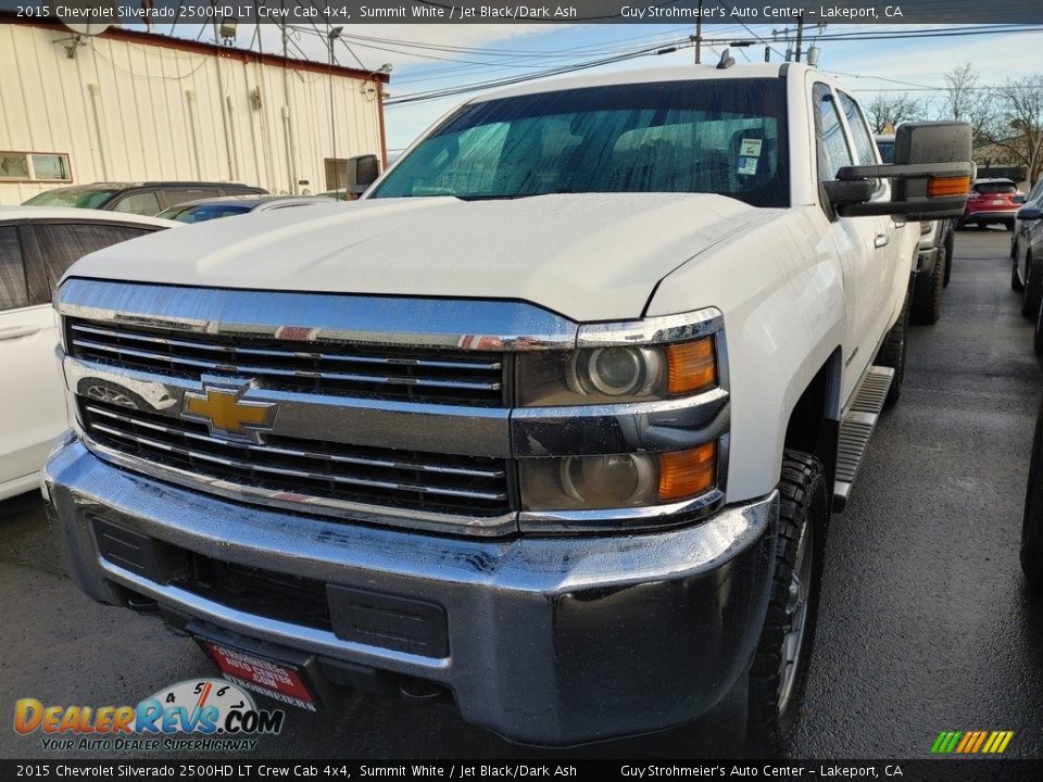 2015 Chevrolet Silverado 2500HD LT Crew Cab 4x4 Summit White / Jet Black/Dark Ash Photo #3