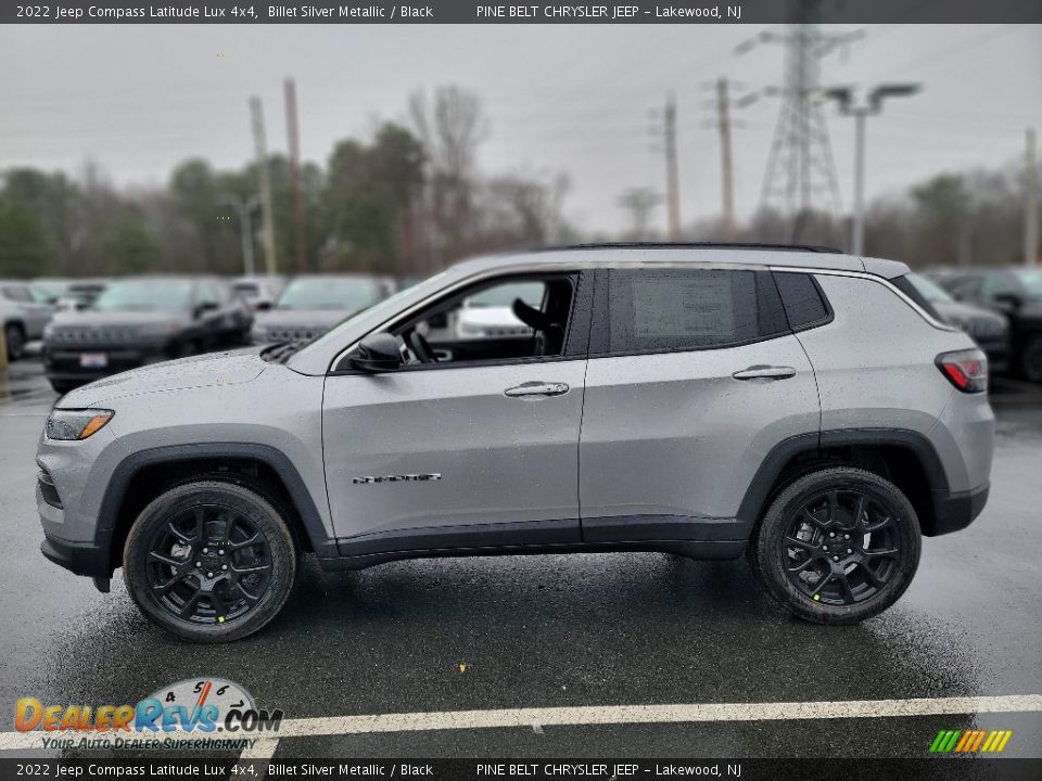 2022 Jeep Compass Latitude Lux 4x4 Billet Silver Metallic / Black Photo #3