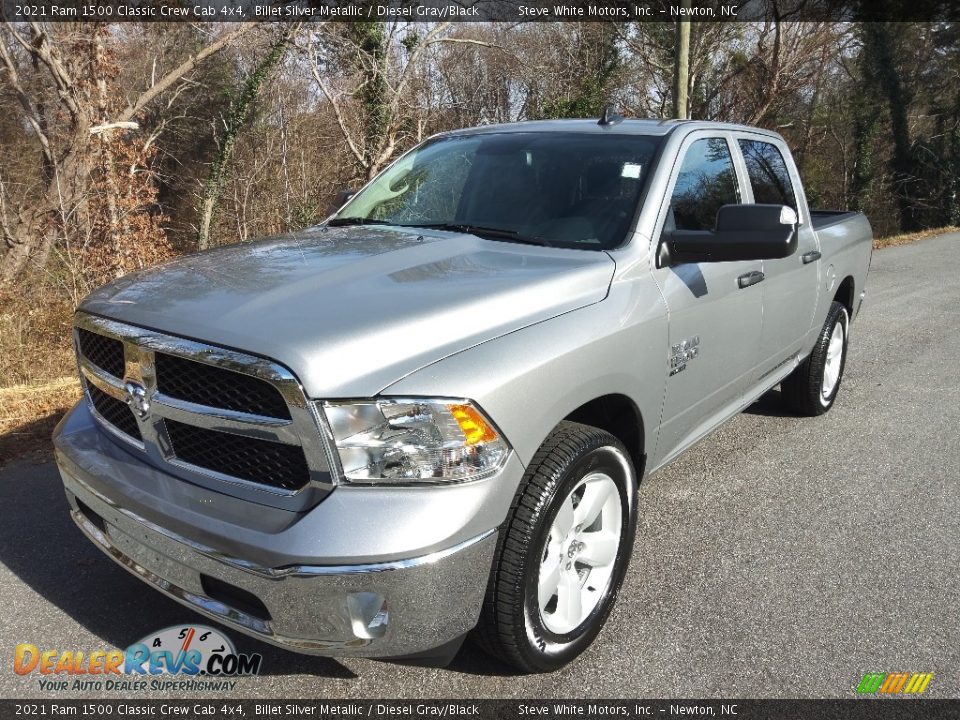 2021 Ram 1500 Classic Crew Cab 4x4 Billet Silver Metallic / Diesel Gray/Black Photo #2