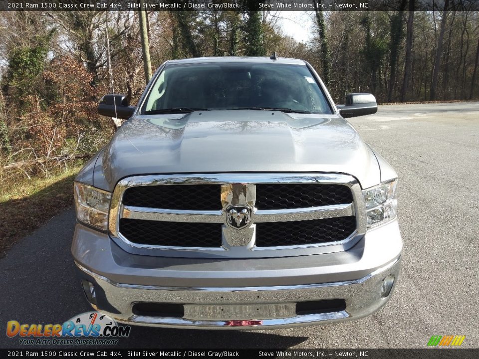 2021 Ram 1500 Classic Crew Cab 4x4 Billet Silver Metallic / Diesel Gray/Black Photo #3