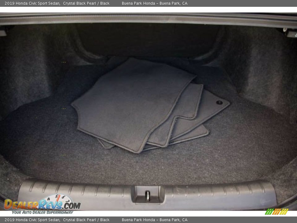 2019 Honda Civic Sport Sedan Crystal Black Pearl / Black Photo #19