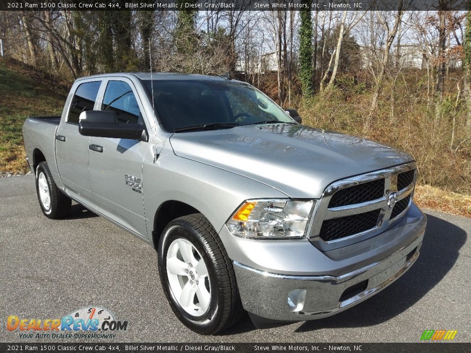 2021 Ram 1500 Classic Crew Cab 4x4 Billet Silver Metallic / Diesel Gray/Black Photo #4