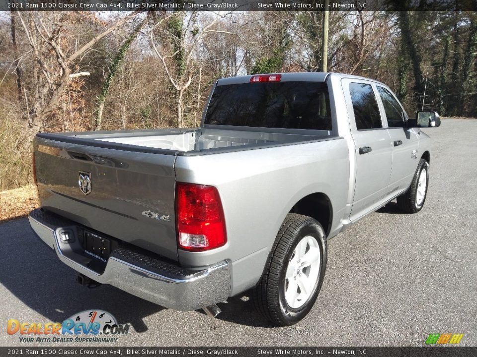 2021 Ram 1500 Classic Crew Cab 4x4 Billet Silver Metallic / Diesel Gray/Black Photo #6