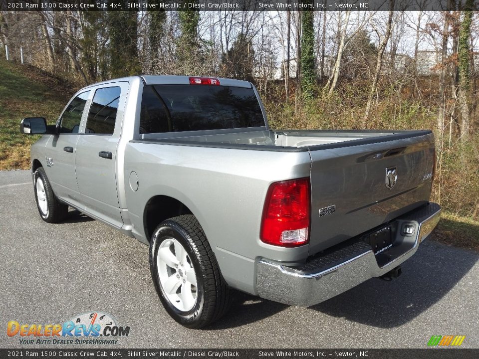 2021 Ram 1500 Classic Crew Cab 4x4 Billet Silver Metallic / Diesel Gray/Black Photo #9