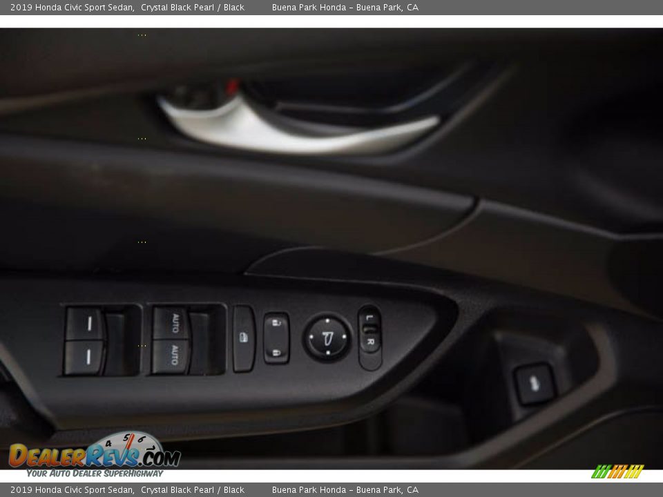 2019 Honda Civic Sport Sedan Crystal Black Pearl / Black Photo #29