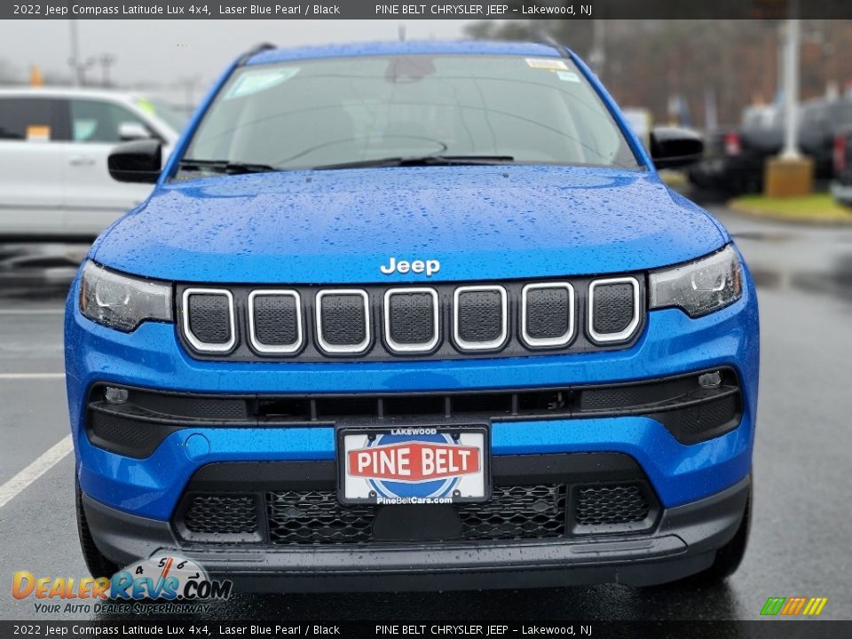 2022 Jeep Compass Latitude Lux 4x4 Laser Blue Pearl / Black Photo #2