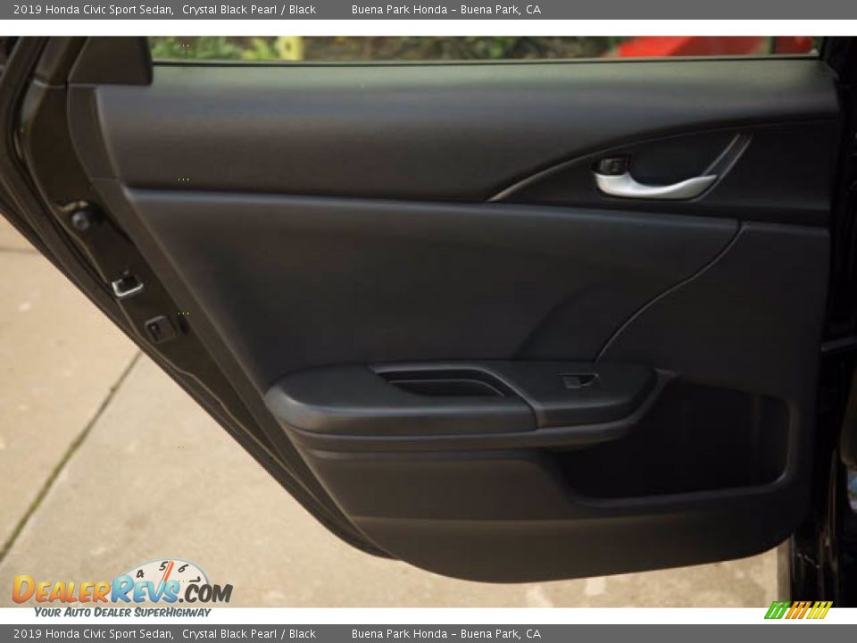 2019 Honda Civic Sport Sedan Crystal Black Pearl / Black Photo #30
