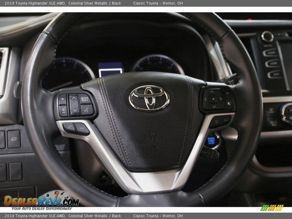 2019 Toyota Highlander XLE AWD Celestial Silver Metallic / Black Photo #7