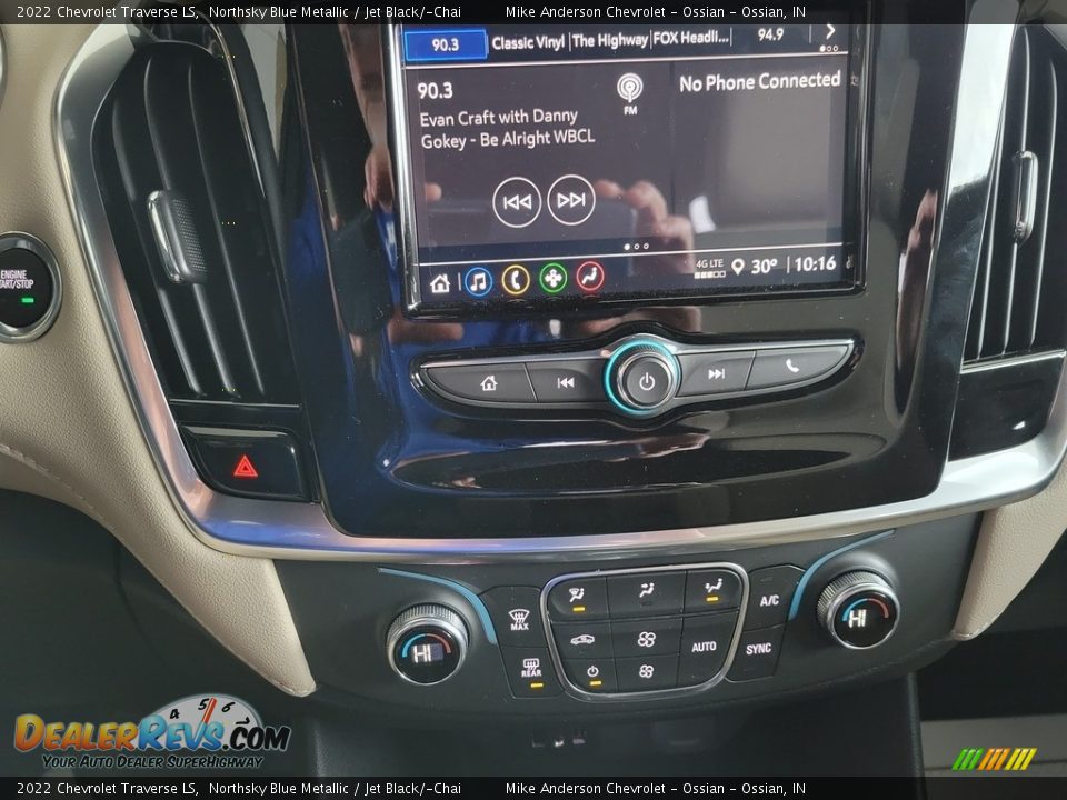 2022 Chevrolet Traverse LS Northsky Blue Metallic / Jet Black/­Chai Photo #26