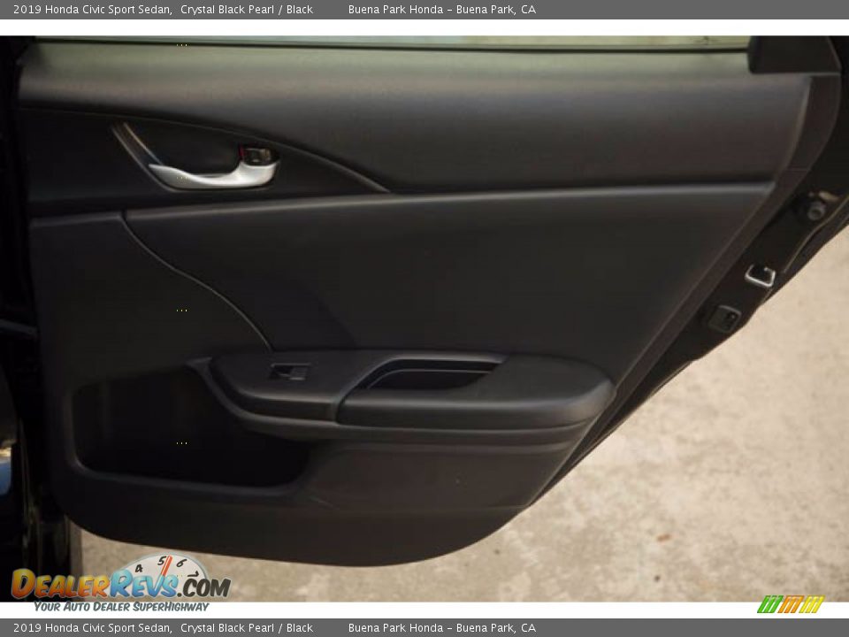 2019 Honda Civic Sport Sedan Crystal Black Pearl / Black Photo #31