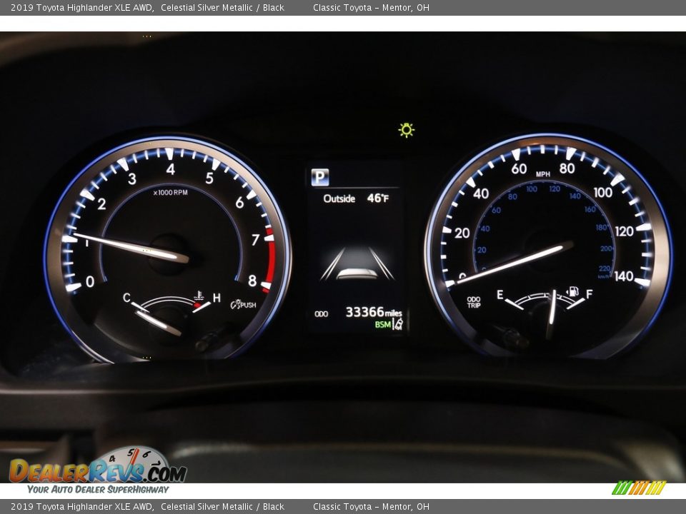2019 Toyota Highlander XLE AWD Celestial Silver Metallic / Black Photo #8
