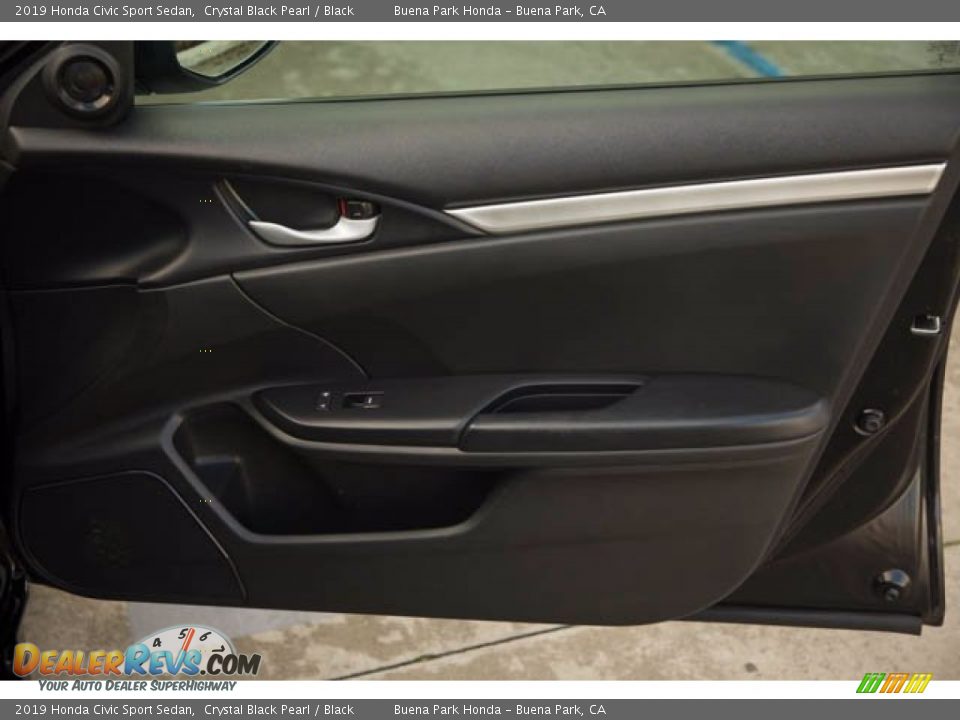 2019 Honda Civic Sport Sedan Crystal Black Pearl / Black Photo #32