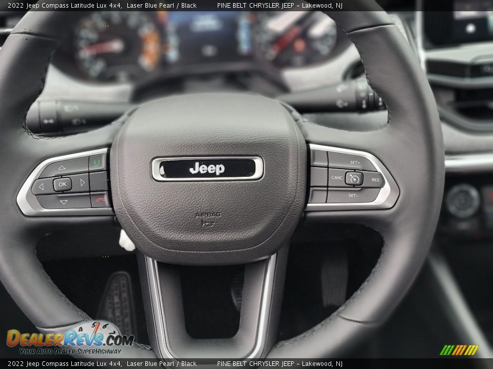 2022 Jeep Compass Latitude Lux 4x4 Steering Wheel Photo #9